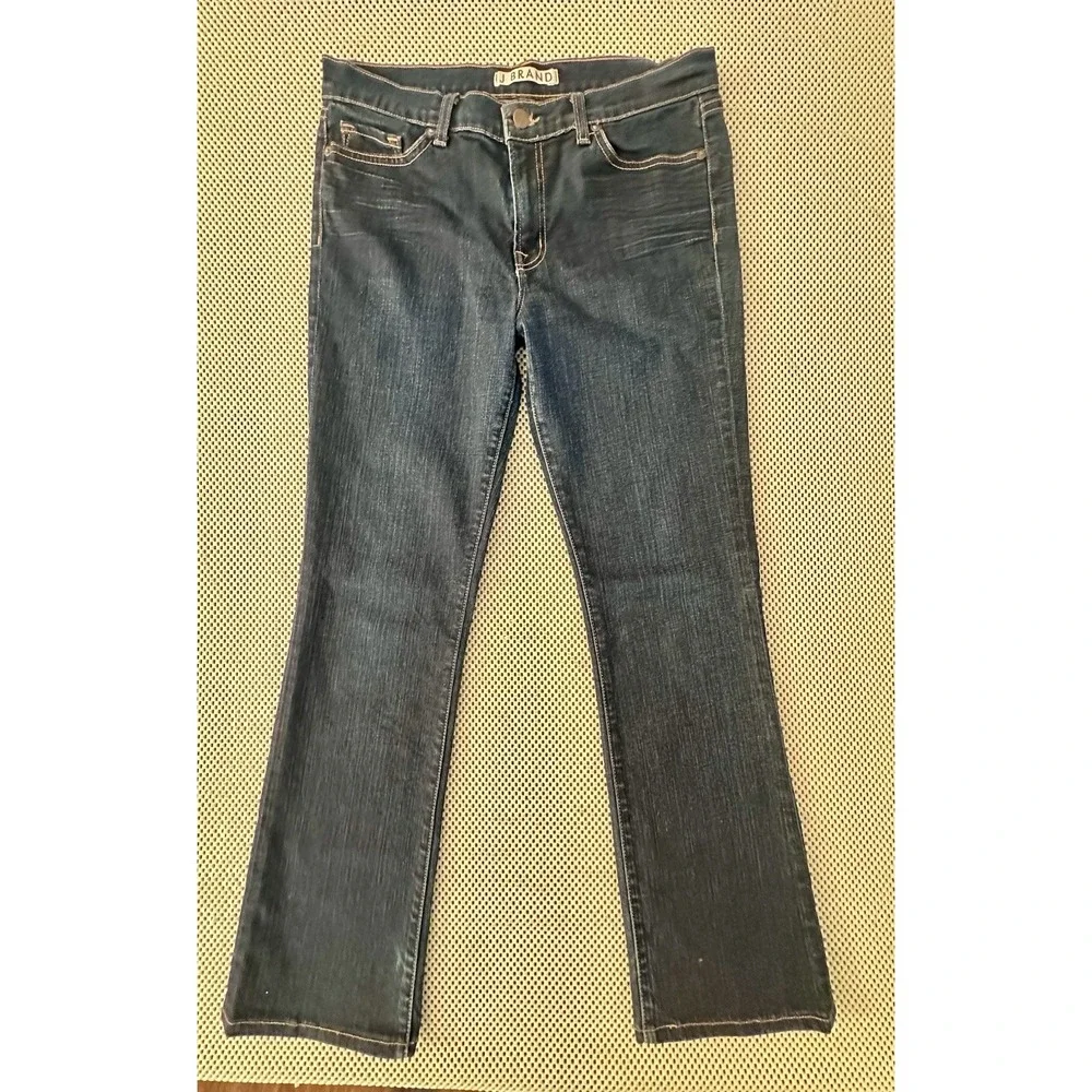 Y2K J Brand Jeans Women‎ Size 32 Straight Leg Stretch Style 805 Ink Mid Rise